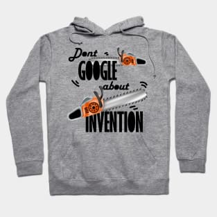 why were chainsaws invented meme, funny Hoodie